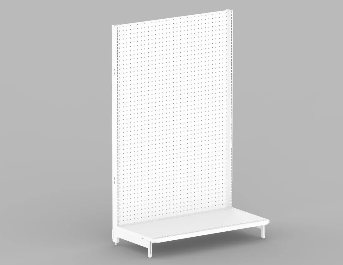 Wall Gondola Shelving Unit — 4 FT Heavy-Duty Retail Display Fixture