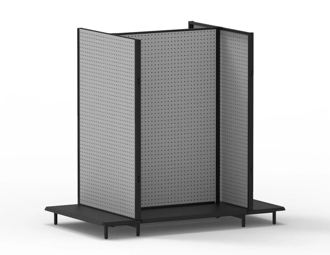 Gondola Start Shelving Unit — 4 FT Heavy-Duty Retail Display Fixture