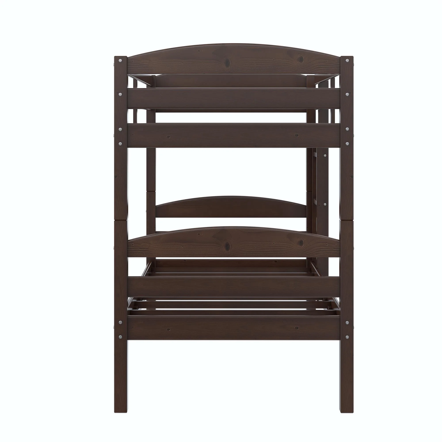 GRACE - Solid Wood Twin-over-Twin Convertible Bunk Bed
