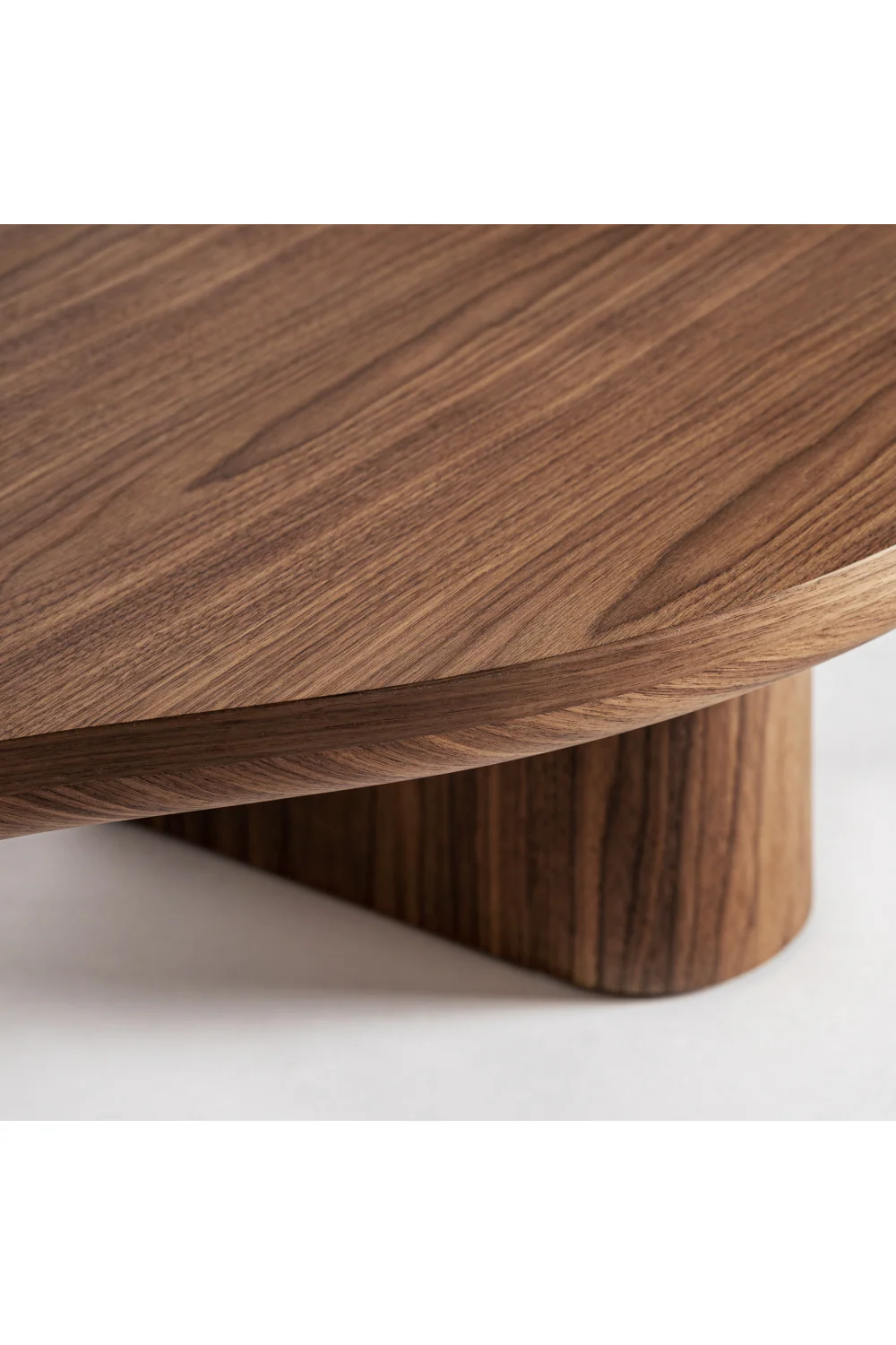 LUCIA - Organic-Shaped Wooden Coffee Table