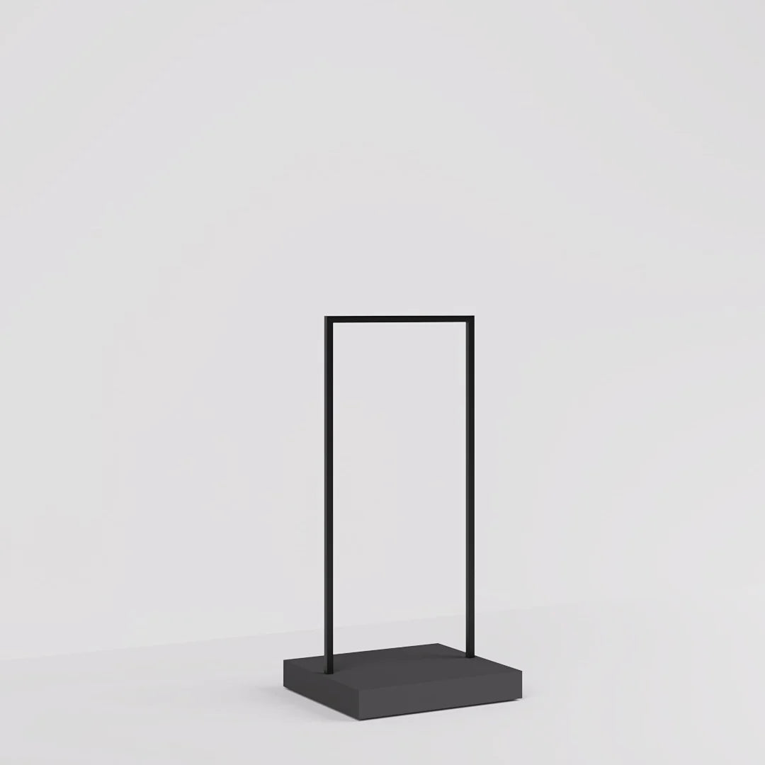 Luxe Freestanding Garment Rack 6ft — Modern Minimalist Clothing Display
