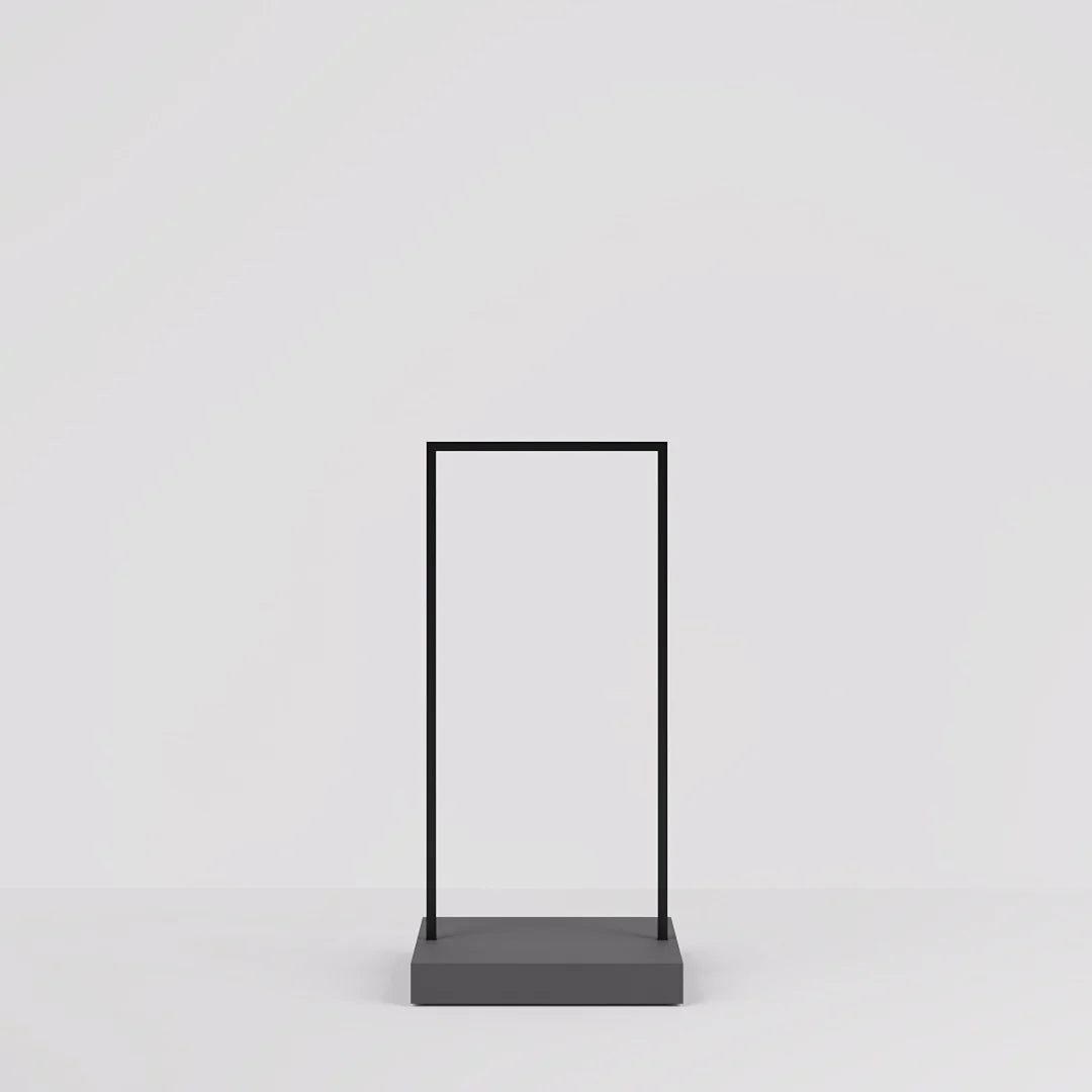 Luxe Freestanding Garment Rack 6ft — Modern Minimalist Clothing Display