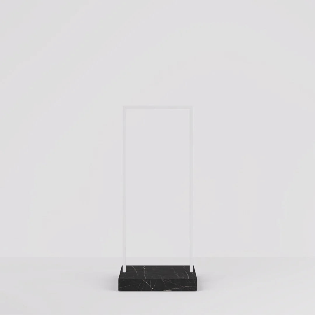 Luxe Freestanding Garment Rack 6ft — Modern Minimalist Clothing Display