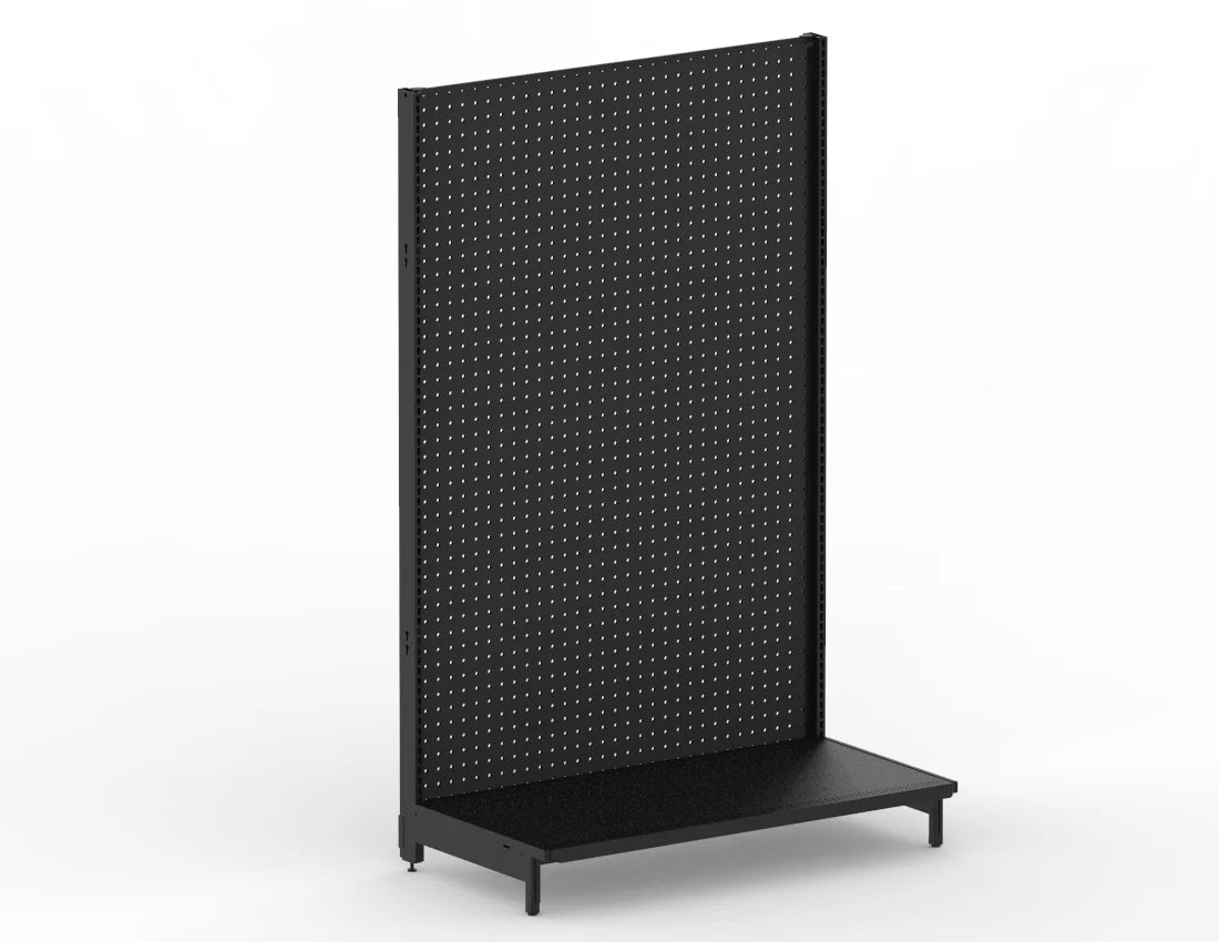 Wall Gondola Shelving Unit — 4 FT  Heavy-Duty Retail Display Fixture