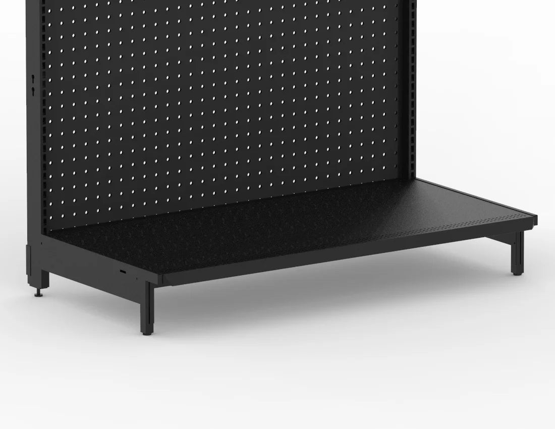 Wall Gondola Shelving Unit — 4 FT  Heavy-Duty Retail Display Fixture