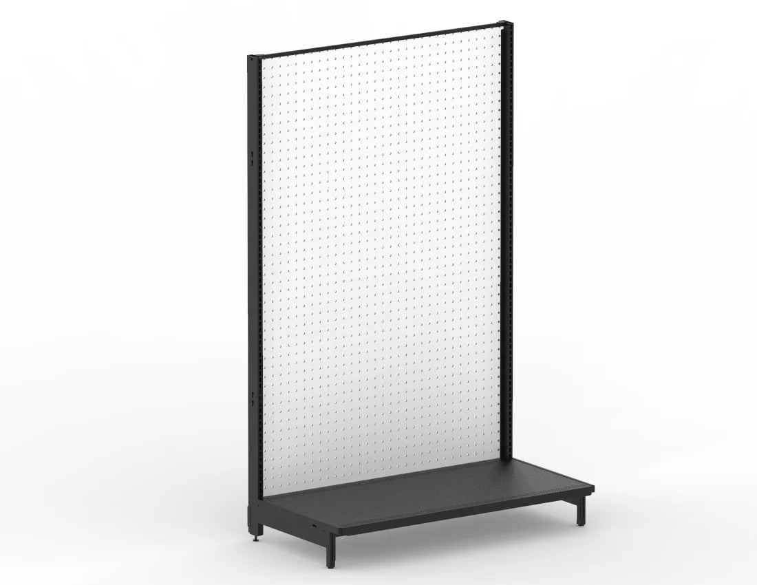 Wall Gondola Shelving Unit — 4 FT  Heavy-Duty Retail Display Fixture