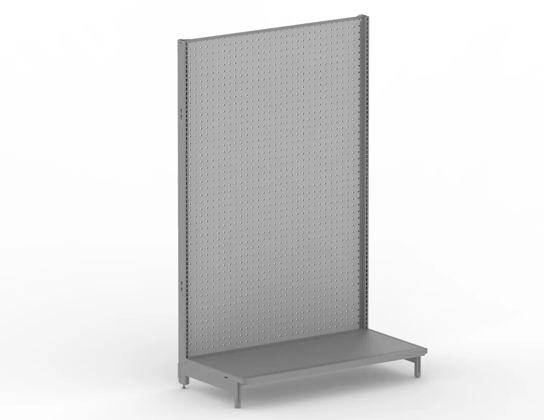 Wall Gondola Shelving Unit — 4 FT  Heavy-Duty Retail Display Fixture