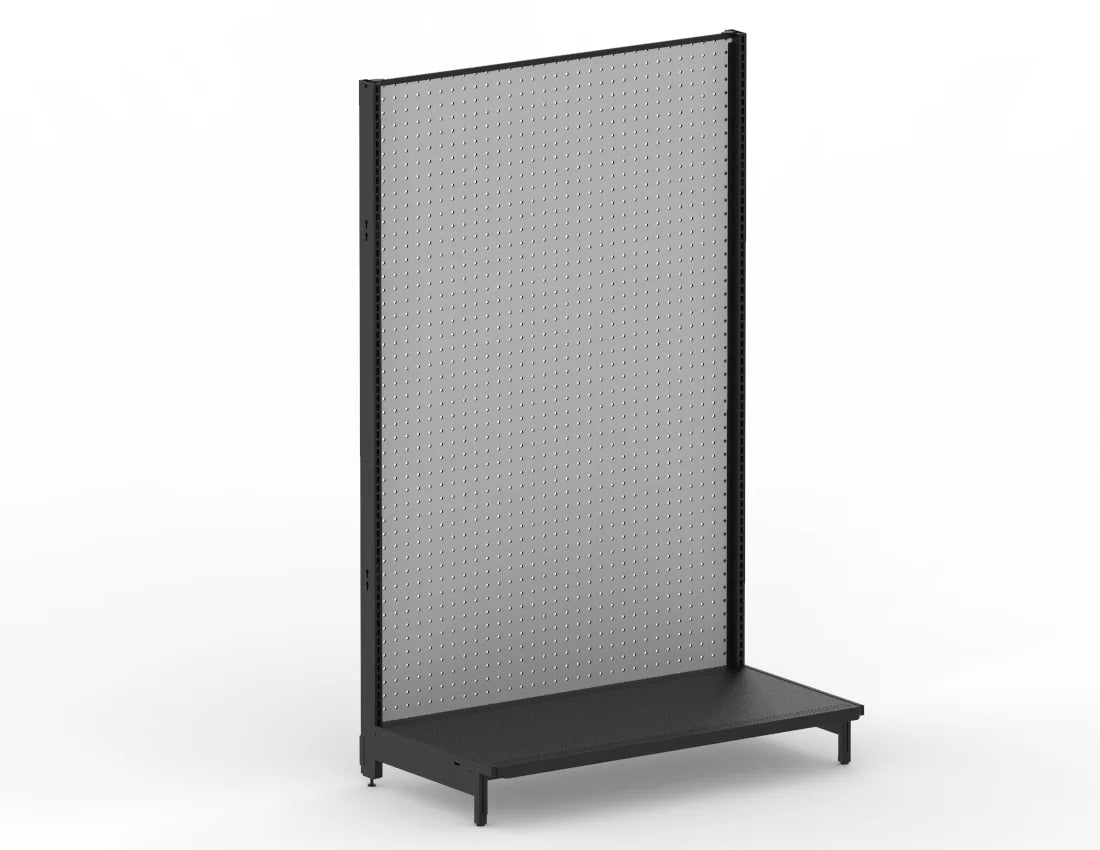 Wall Gondola Shelving Unit — 4 FT  Heavy-Duty Retail Display Fixture