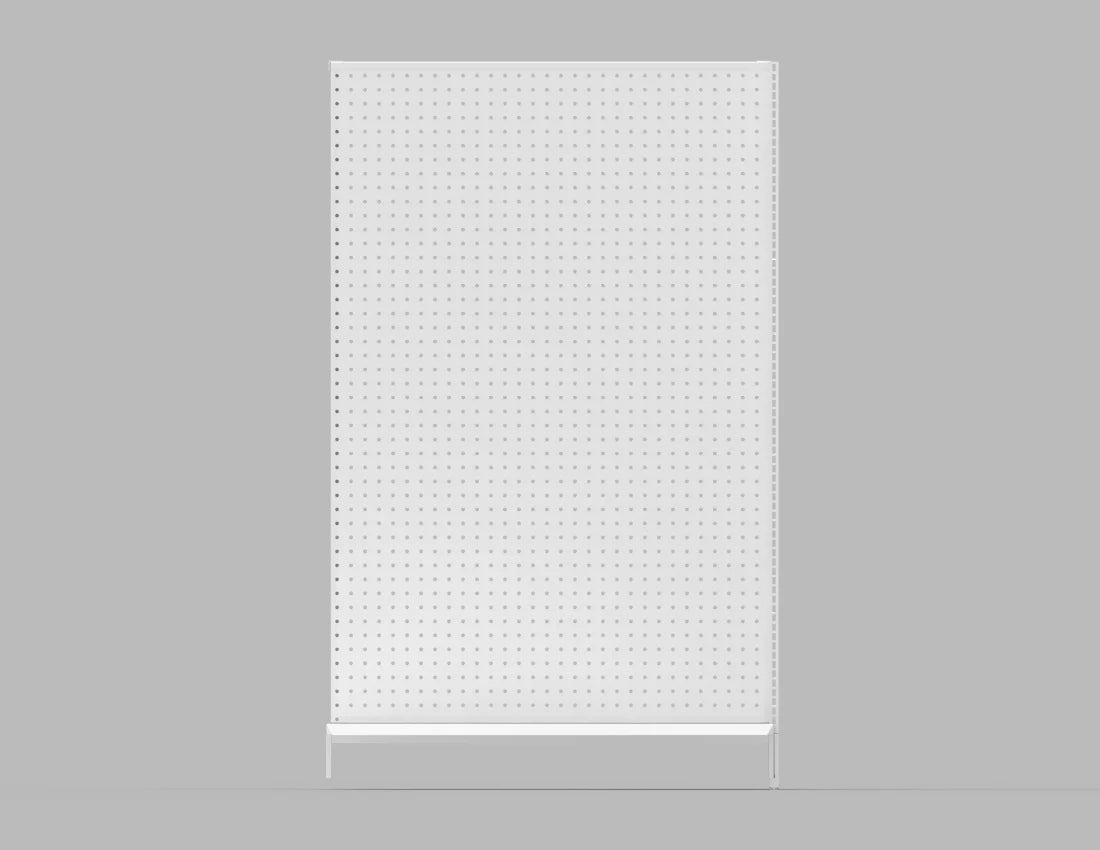 Double-Sided Gondola Shelving Unit — 4 FT  Heavy-Duty Retail Display Fixture