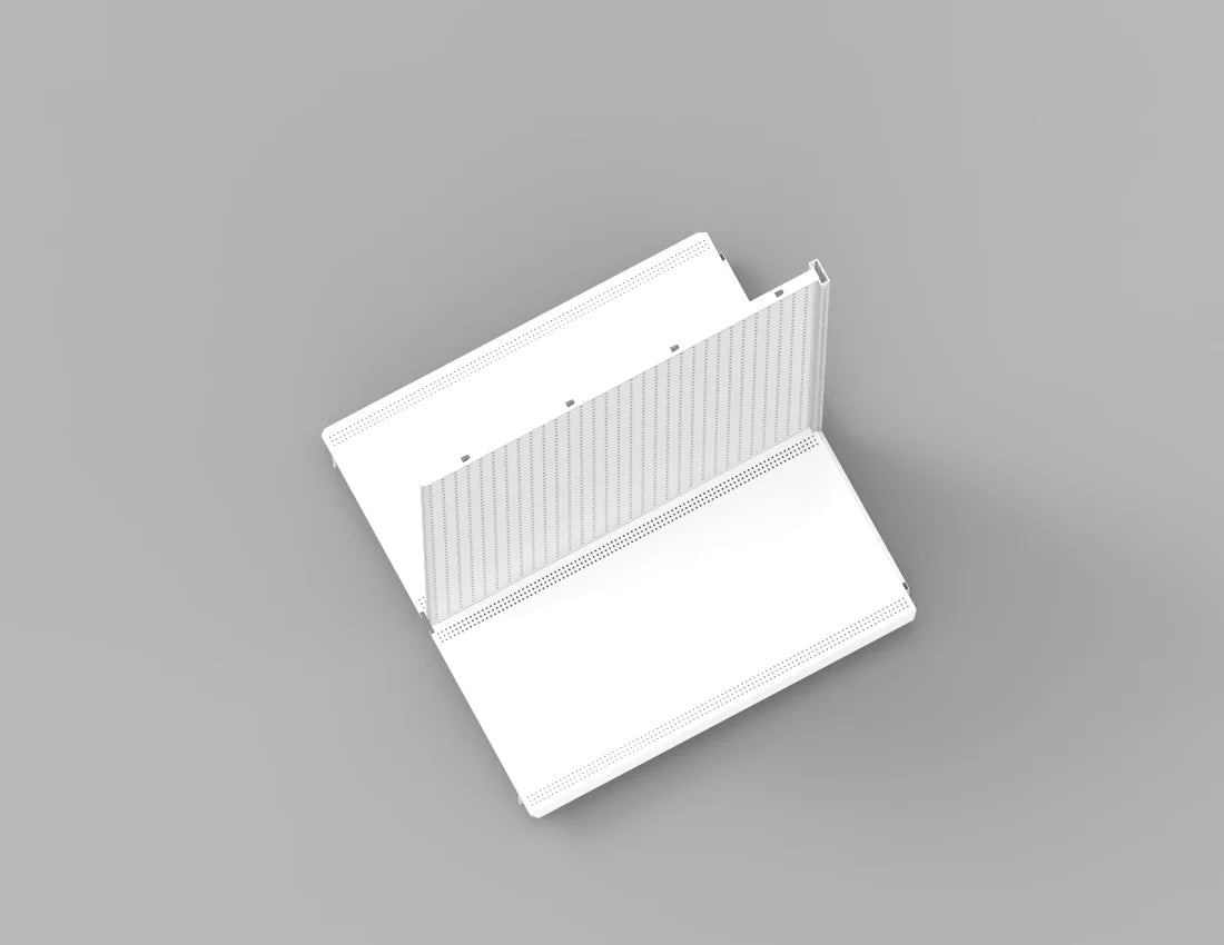 Double-Sided Gondola Shelving Unit — 4 FT  Heavy-Duty Retail Display Fixture