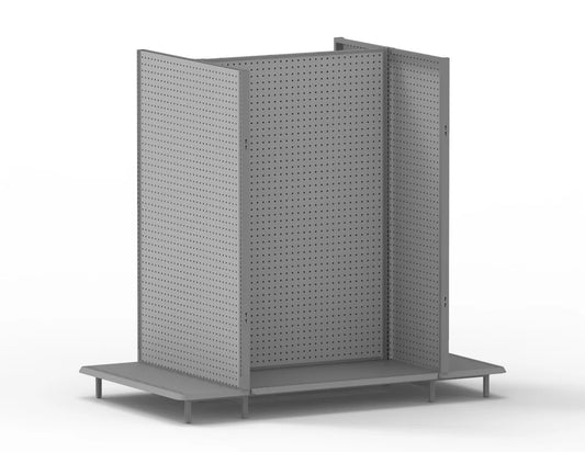 Gondola Start Shelving Unit — 4 FT  Heavy-Duty Retail Display Fixture