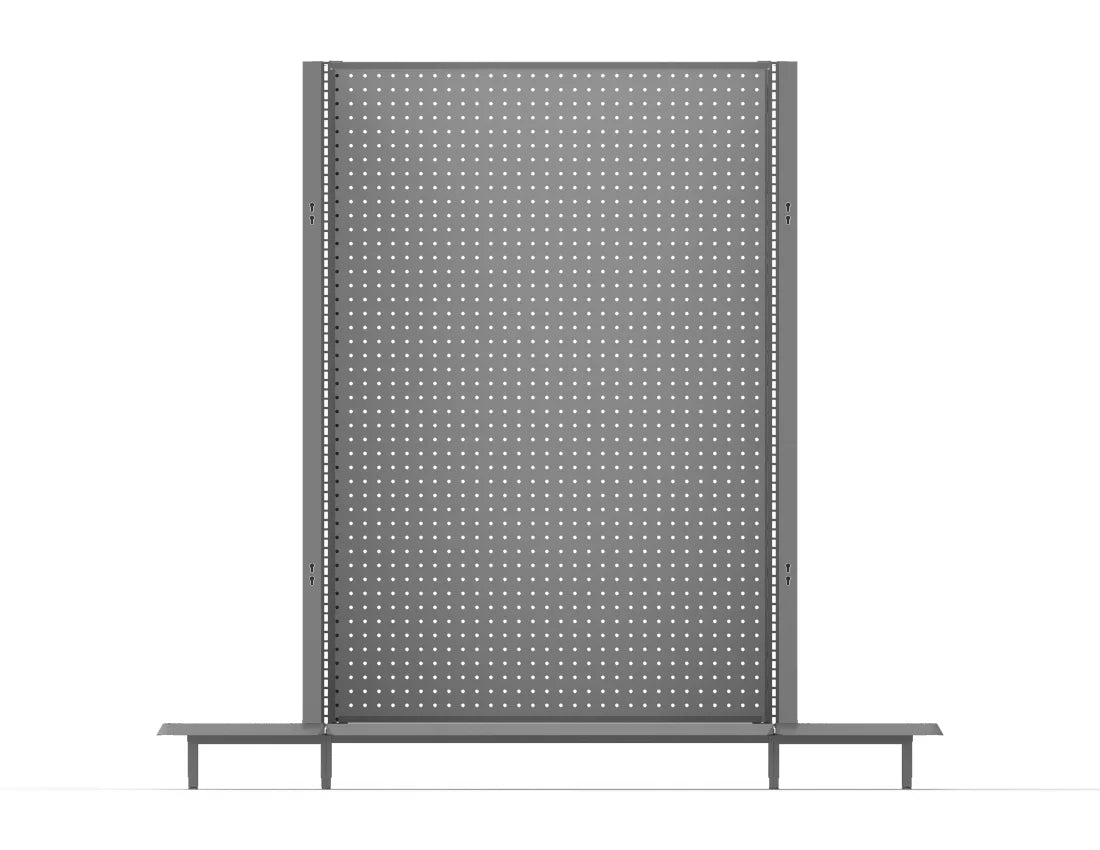 Gondola Start Shelving Unit — 4 FT  Heavy-Duty Retail Display Fixture