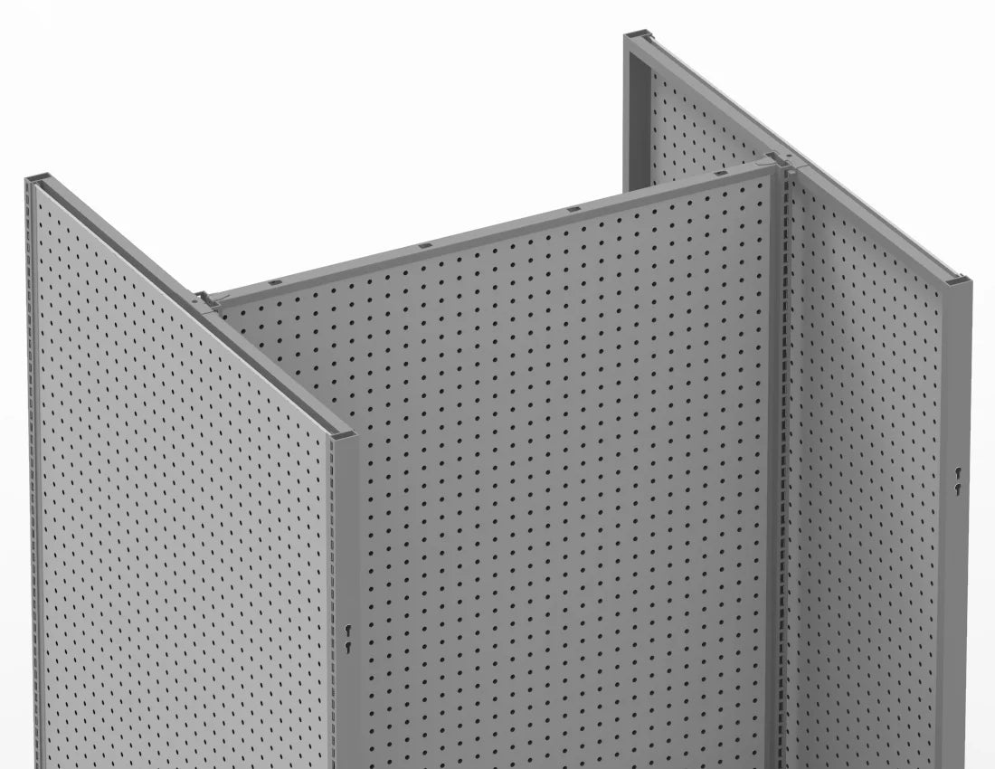 Gondola Start Shelving Unit — 4 FT  Heavy-Duty Retail Display Fixture