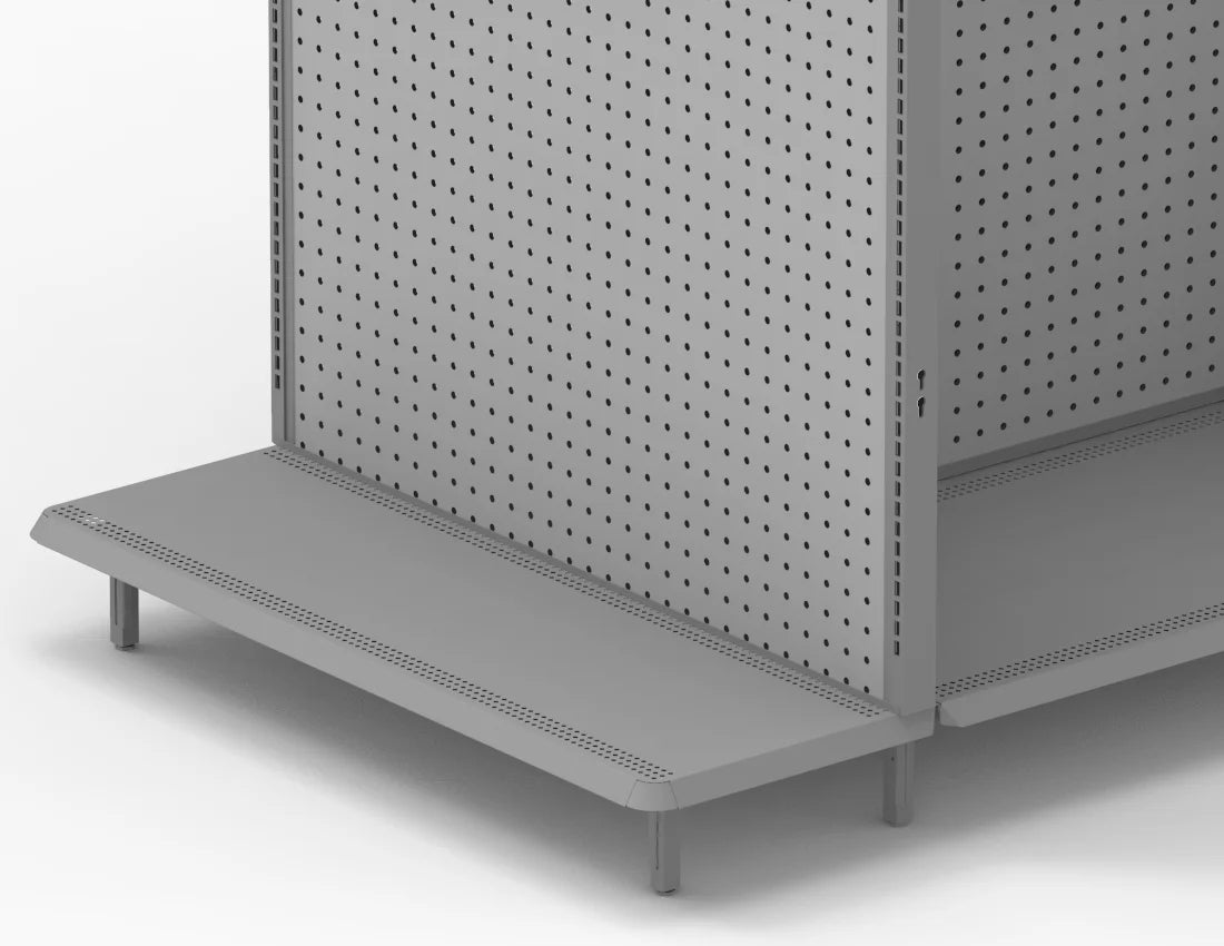 Gondola Start Shelving Unit — 4 FT  Heavy-Duty Retail Display Fixture