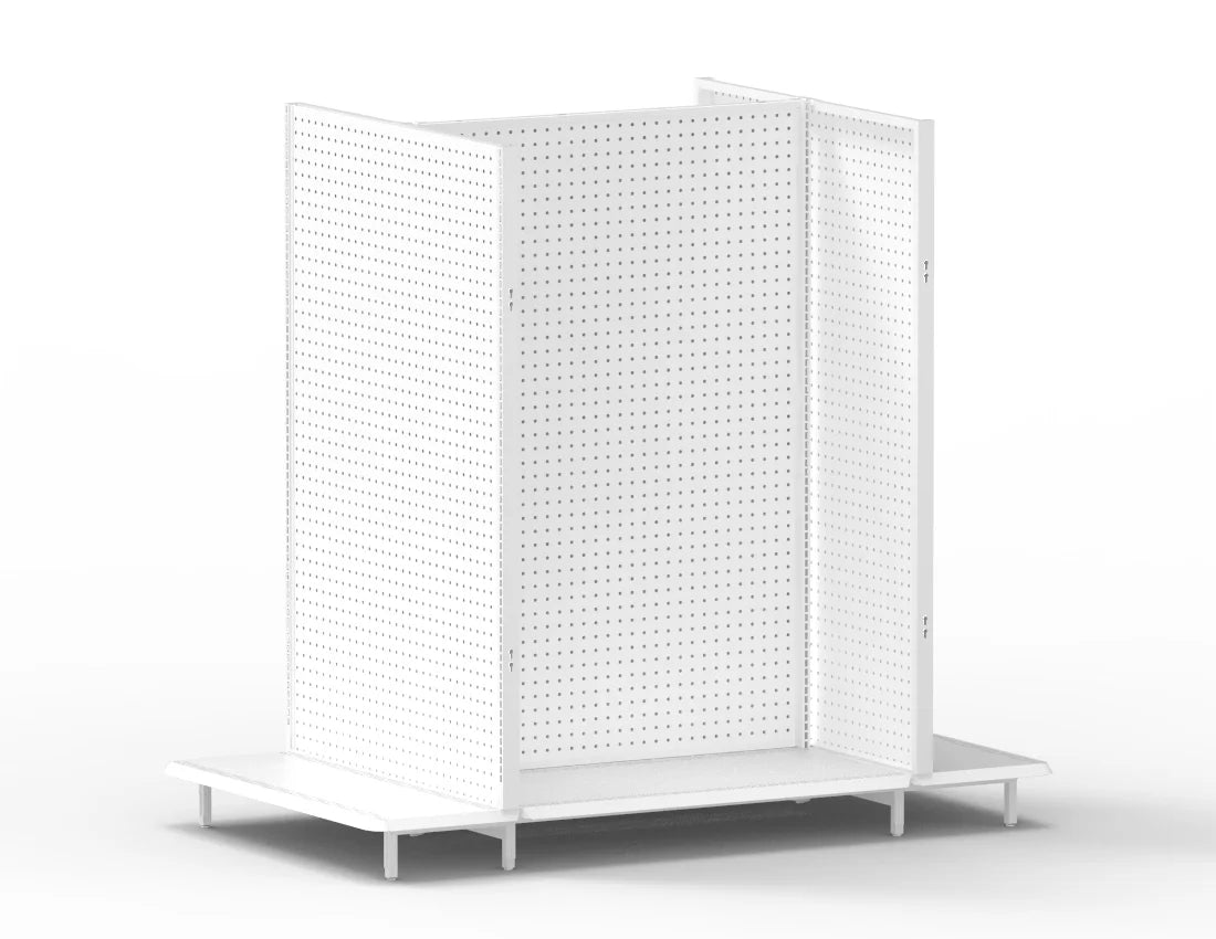 Gondola Start Shelving Unit — 4 FT  Heavy-Duty Retail Display Fixture