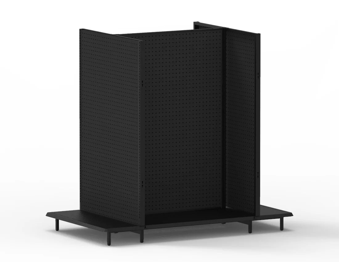 Gondola Start Shelving Unit — 4 FT  Heavy-Duty Retail Display Fixture