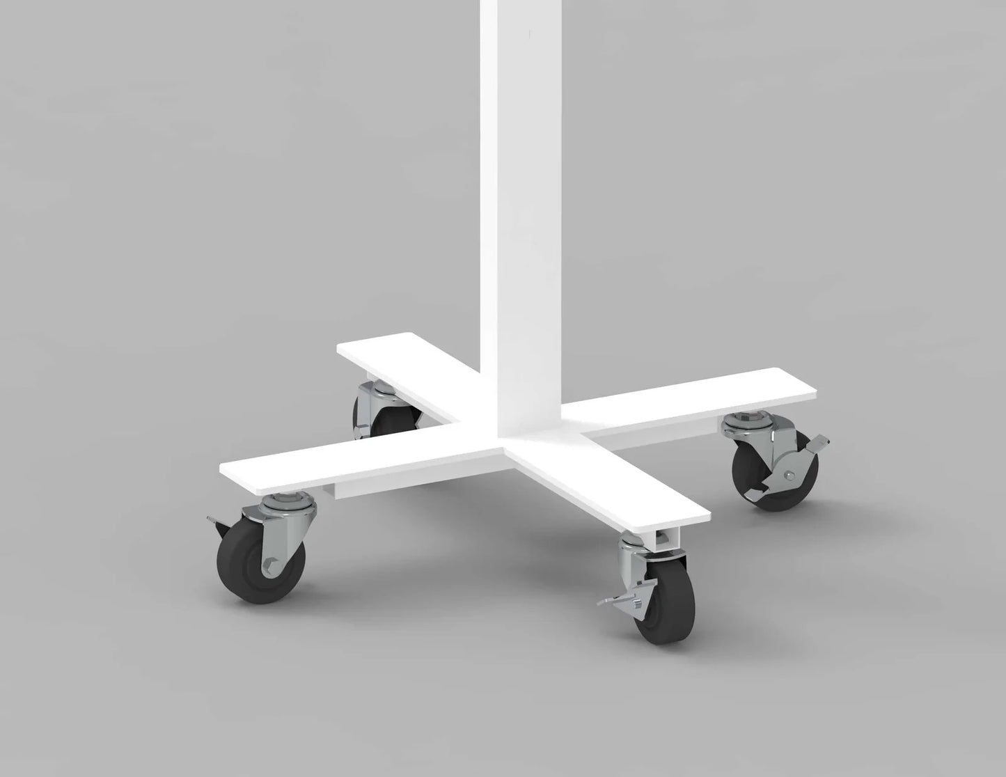 4-Way Adjustable Rolling Garment Rack — Heavy-Duty Metal Clothing Display Stand