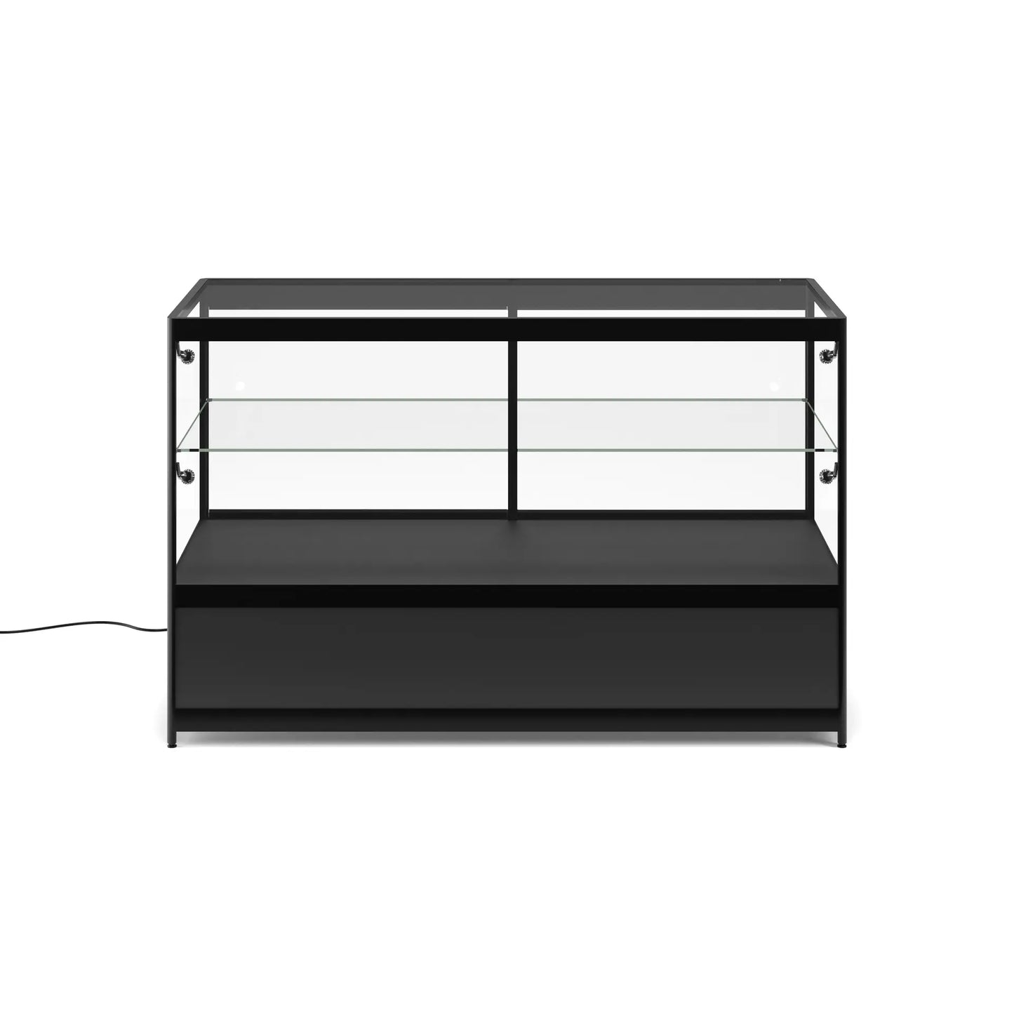 SHELF - Glass Display Showcase 5FT — Modern Retail Counter with LED-Ready Shelving (Copy)