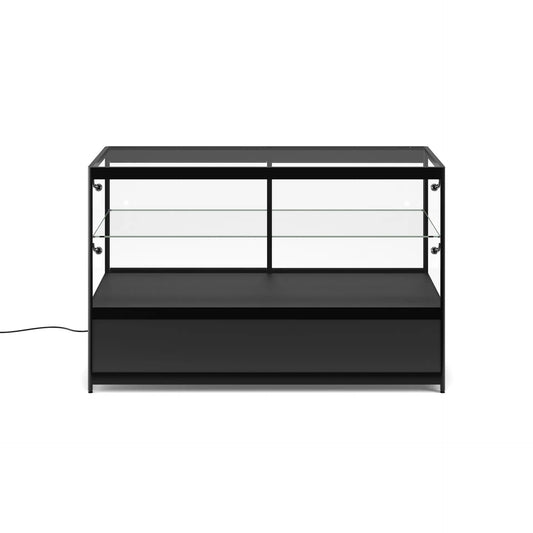 SHELF - Glass Display Showcase 5FT — Modern Retail Counter with LED-Ready Shelving (Copy)