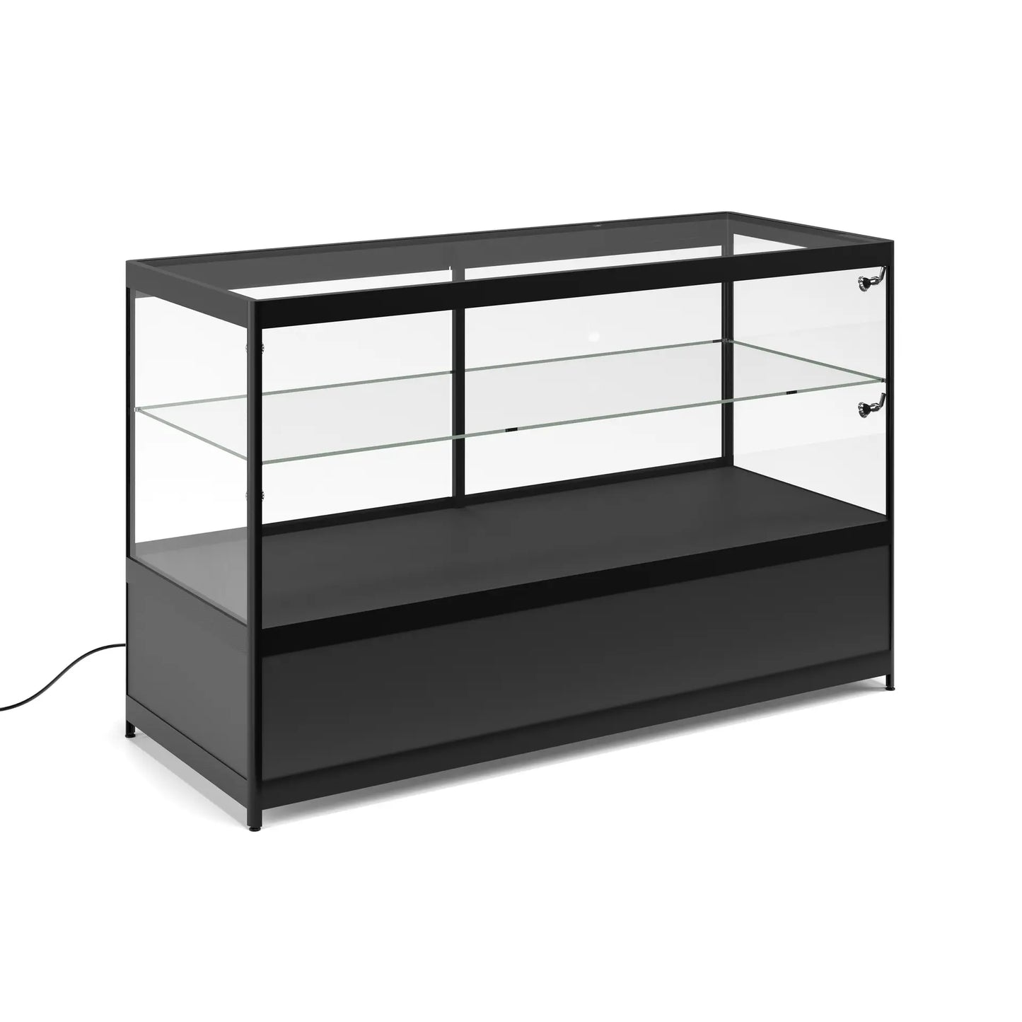 SHELF - Glass Display Showcase 5FT — Modern Retail Counter with LED-Ready Shelving (Copy)