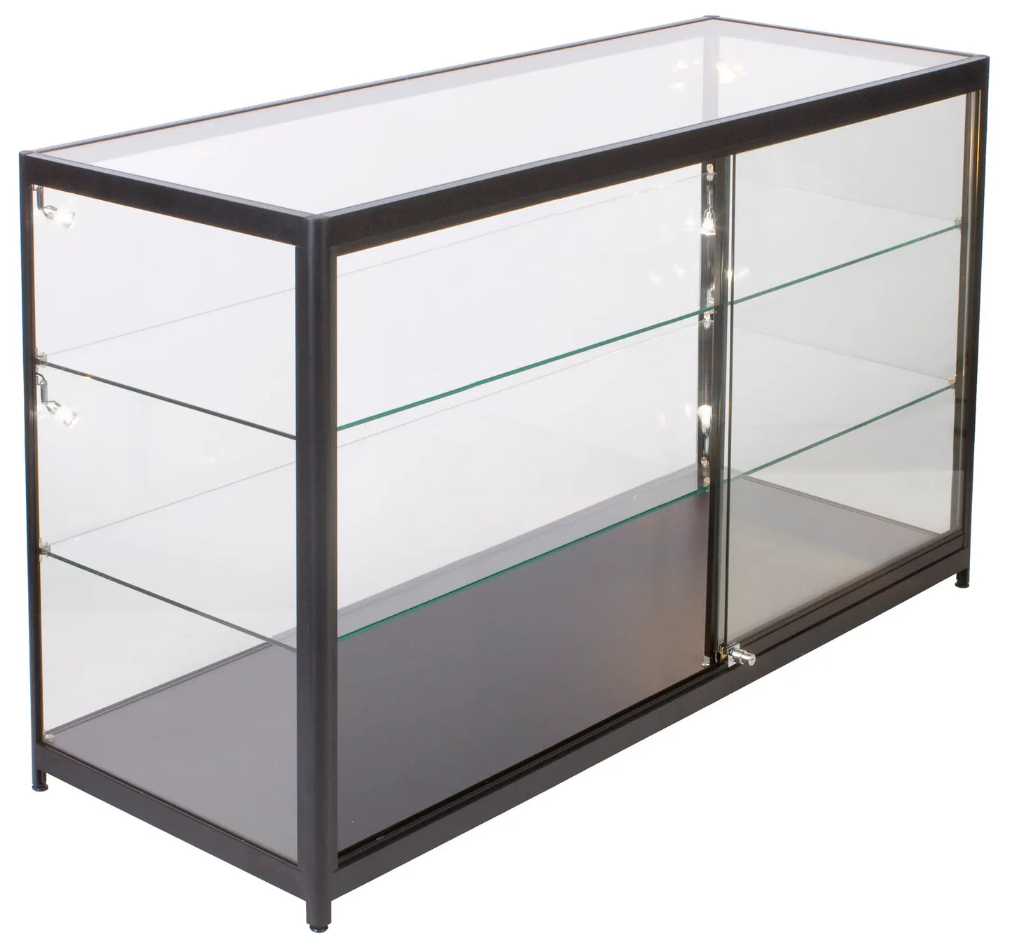 SHELF - Glass Display Showcase 6FT — Modern Retail Counter with LED-Ready Shelving (Copy) (Copy)