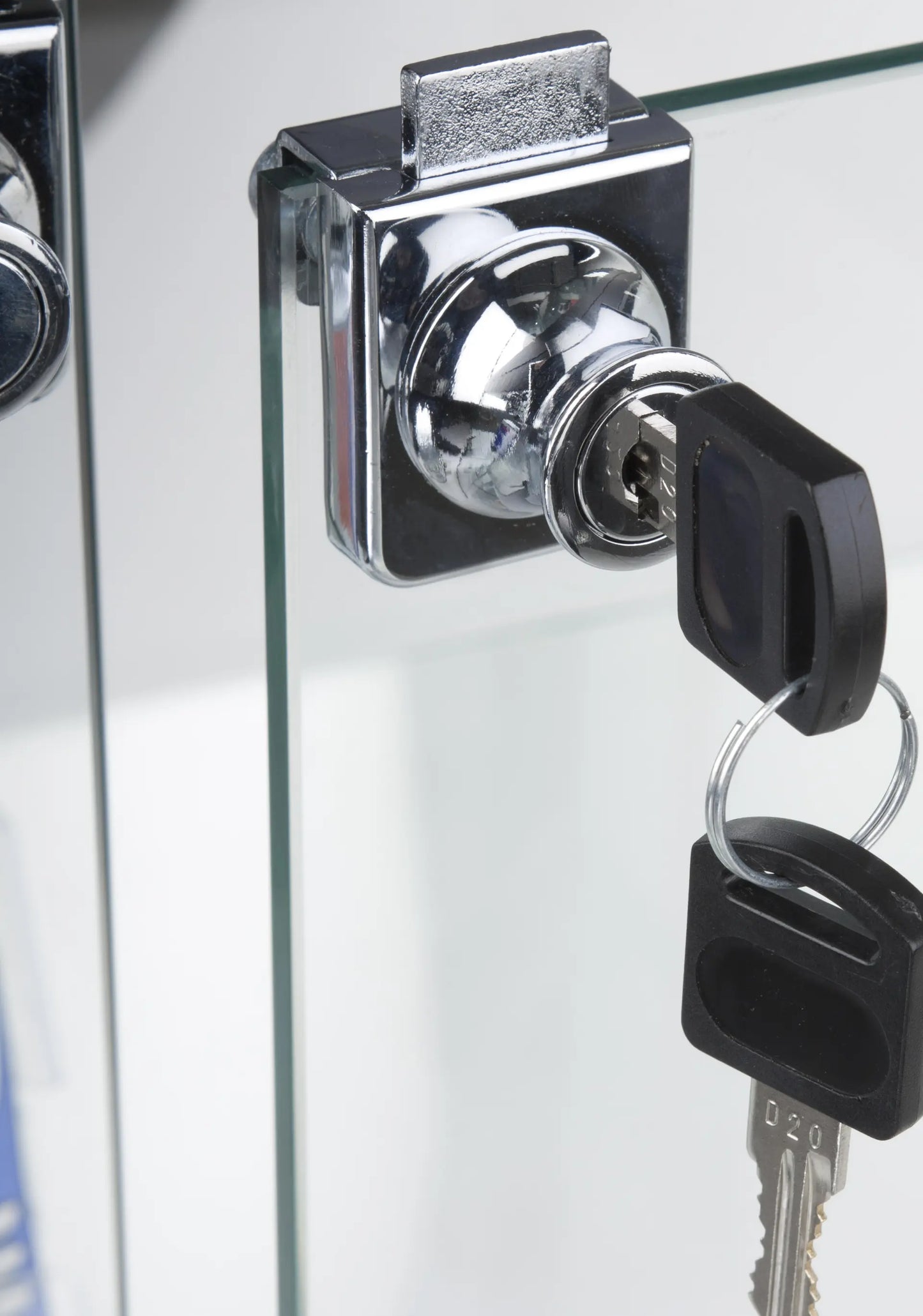 SHELF - Delta Glass Display Cabinet with Storage — 4-Tier Modern Showcase Unit