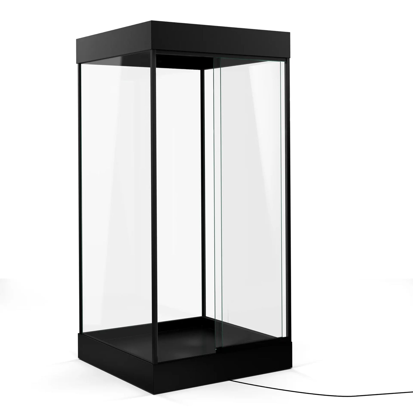 SHELF - Tall Glass Mannequin Display Case — Luxury Retail Showcase with LED Lighting