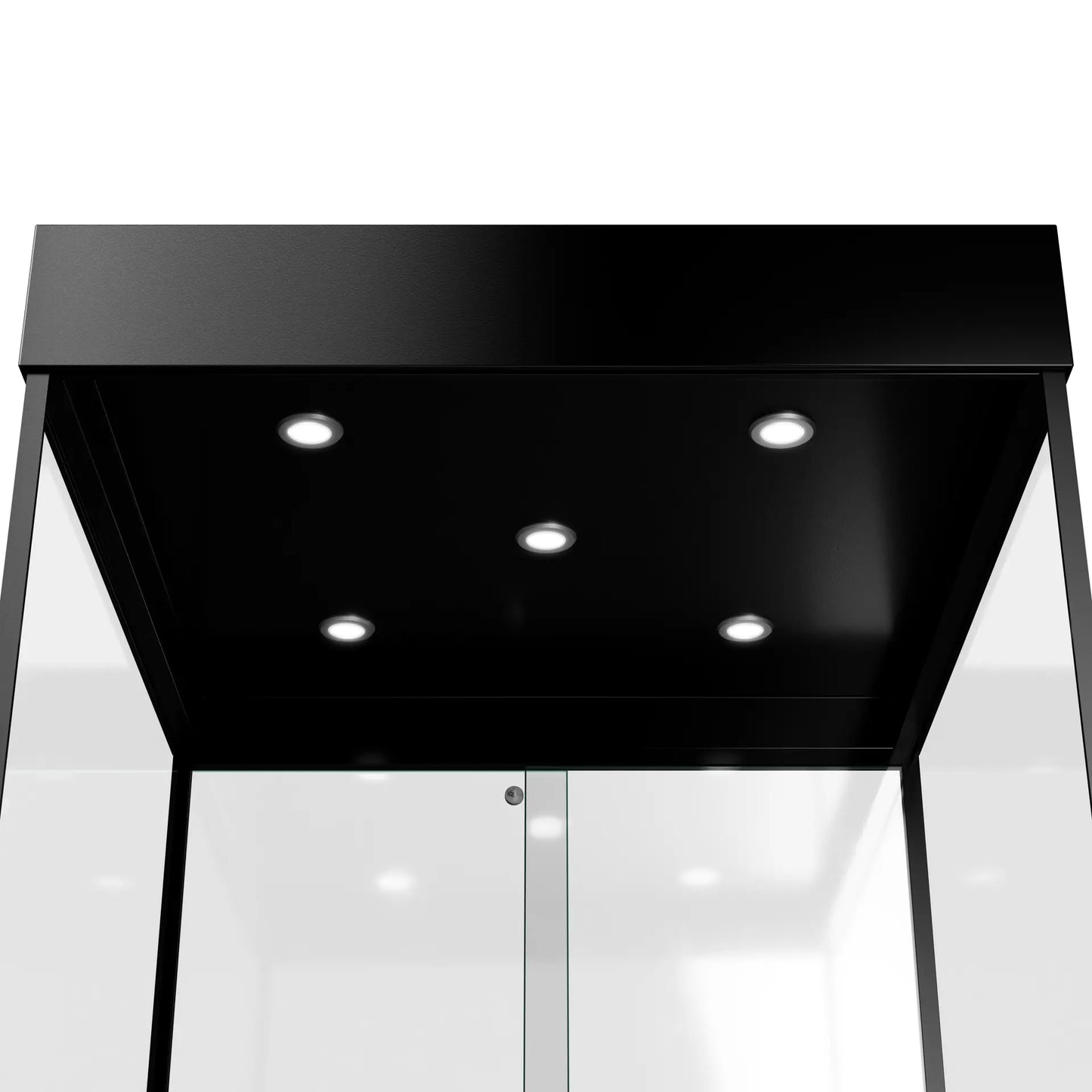 SHELF - Tall Glass Mannequin Display Case — Luxury Retail Showcase with LED Lighting