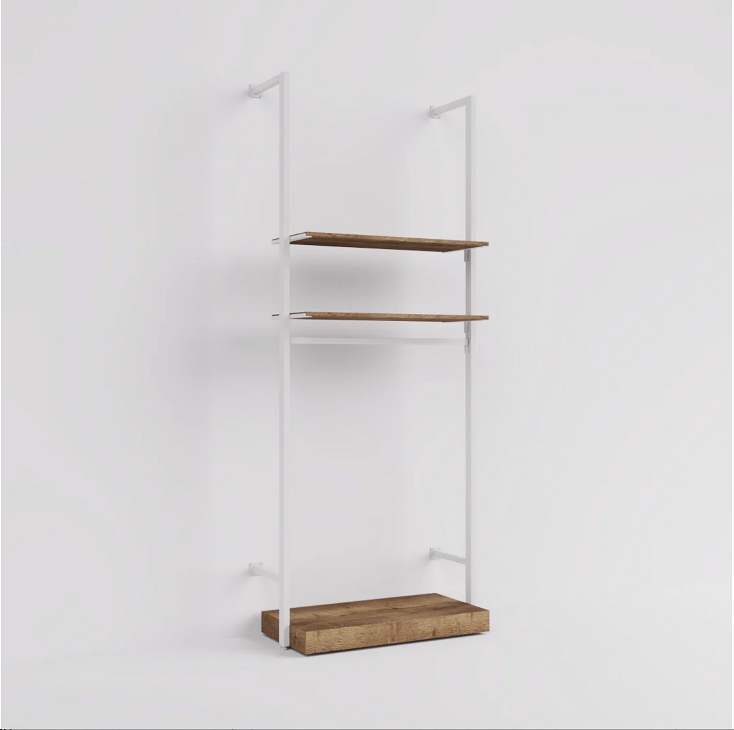 Rack -  4ft Clothing Display Rack — Minimalist Wall-Mounted Retail Fixture type 2