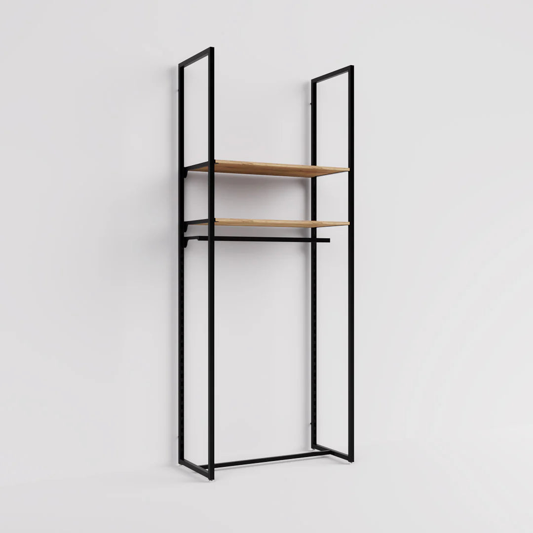 Rack -  4ft Clothing Display Rack — Minimalist Wall-Mounted Retail Fixture