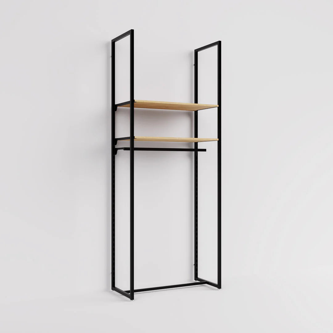 Rack -  4ft Clothing Display Rack — Minimalist Wall-Mounted Retail Fixture