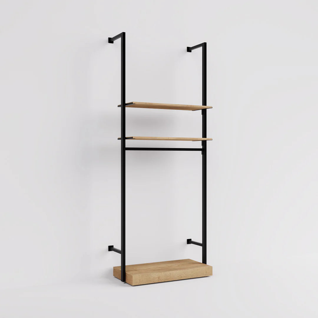 Rack -  4ft Clothing Display Rack — Minimalist Wall-Mounted Retail Fixture type 2