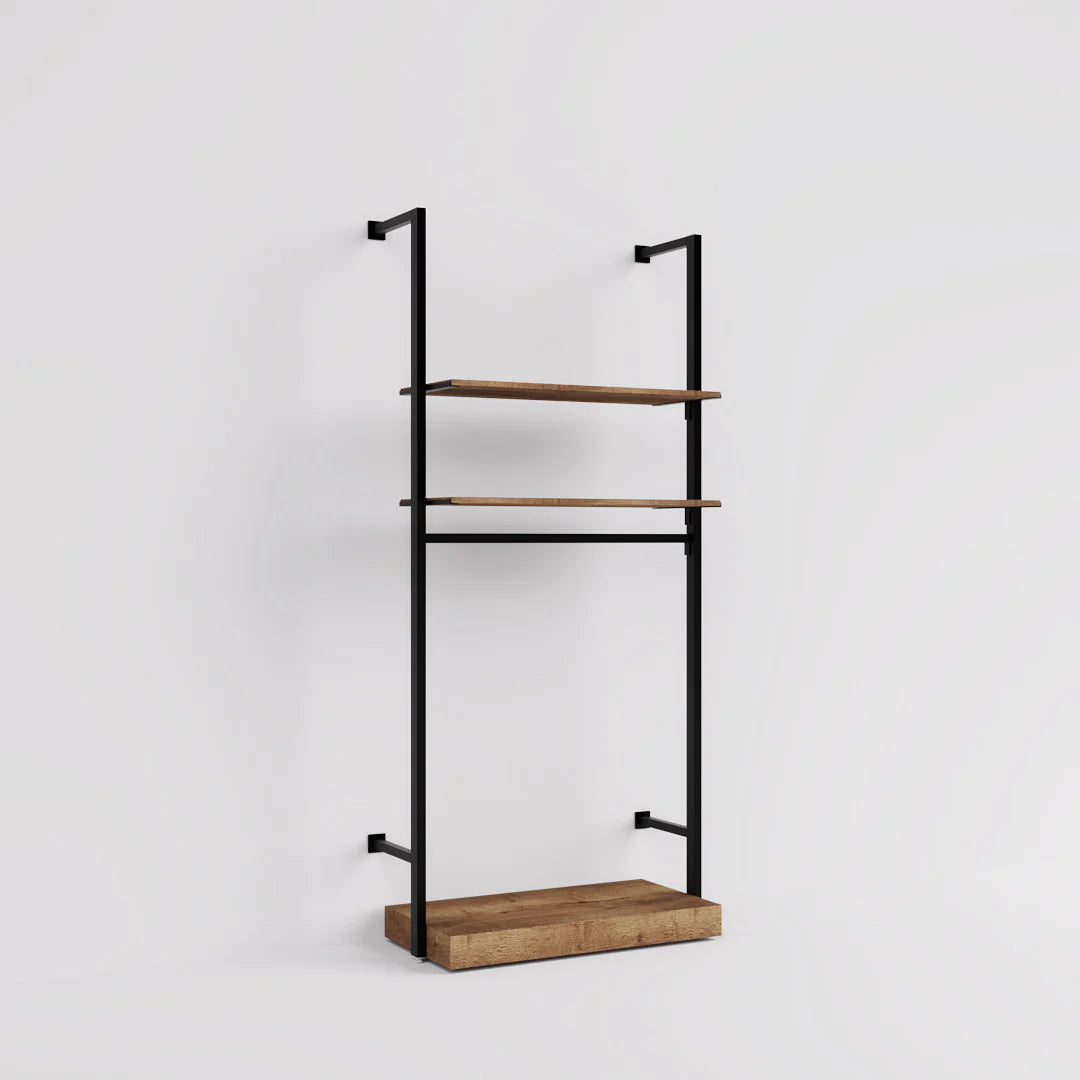 Rack -  4ft Clothing Display Rack — Minimalist Wall-Mounted Retail Fixture type 2