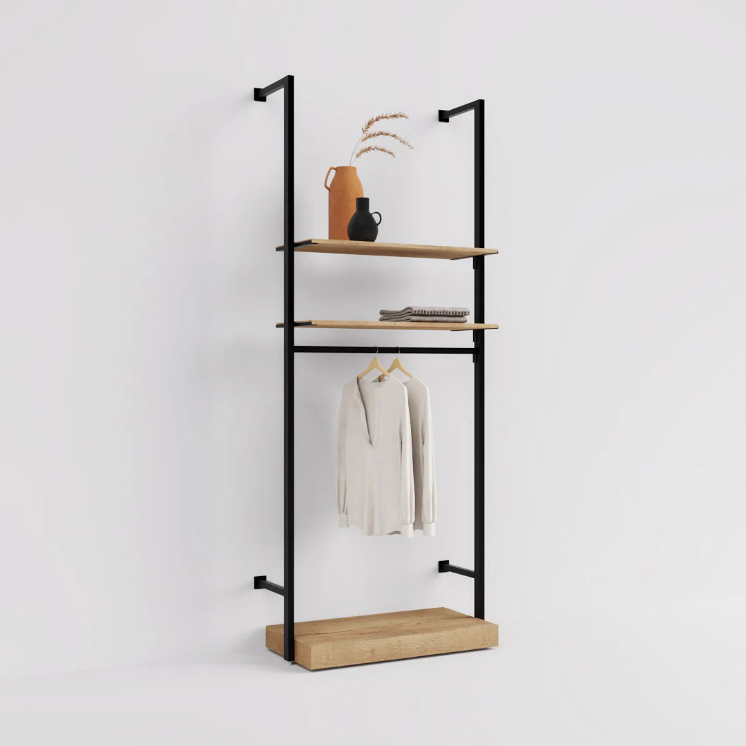 Rack -  4ft Clothing Display Rack — Minimalist Wall-Mounted Retail Fixture type 2