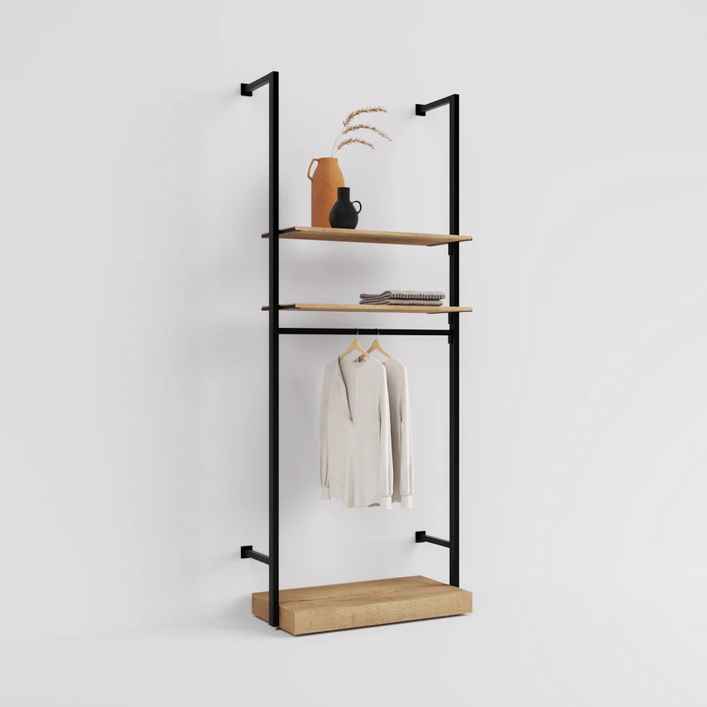 Rack -  4ft Clothing Display Rack — Minimalist Wall-Mounted Retail Fixture type 2