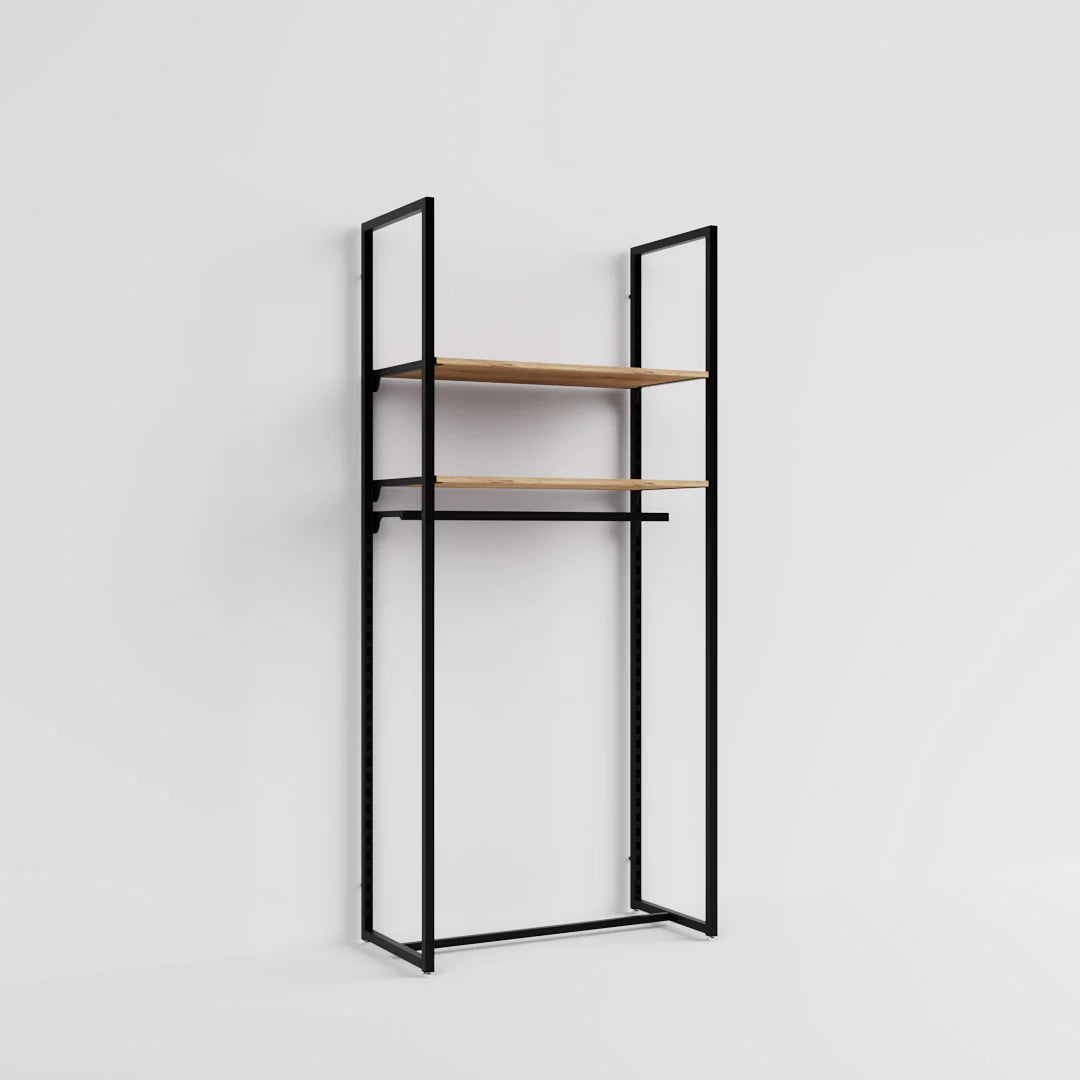 Rack -  4ft Clothing Display Rack — Minimalist Wall-Mounted Retail Fixture