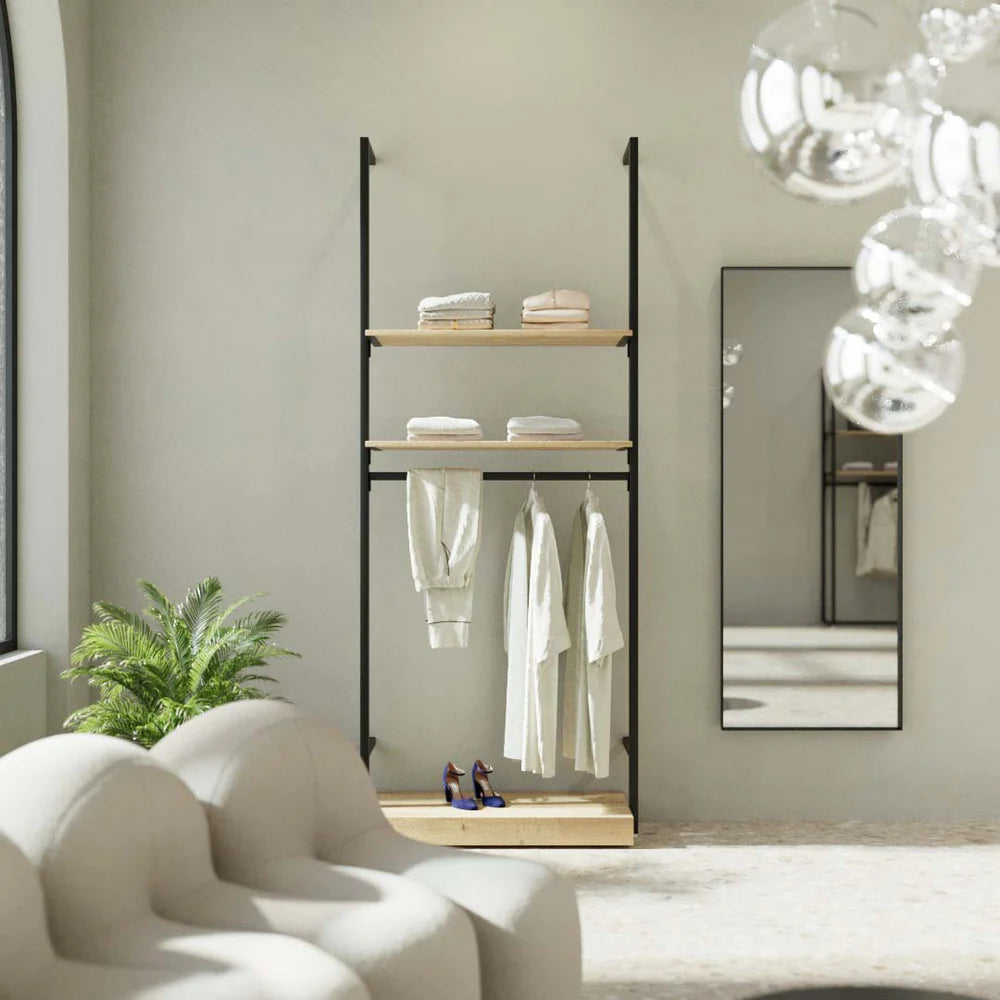 Rack -  4ft Clothing Display Rack — Minimalist Wall-Mounted Retail Fixture type 2