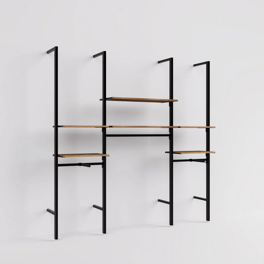 Rack -  8ft Clothing Display Rack — Minimalist Wall-Mounted Retail Fixture TYPE 2