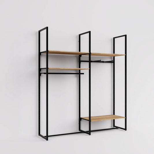 Rack -  8ft Clothing Display Rack — Minimalist Wall-Mounted Retail Fixture