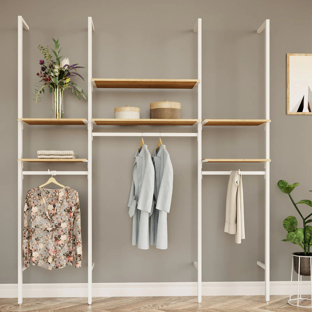 Rack -  9ft Clothing Display Rack — Minimalist Wall-Mounted Retail Fixture TYPE 2