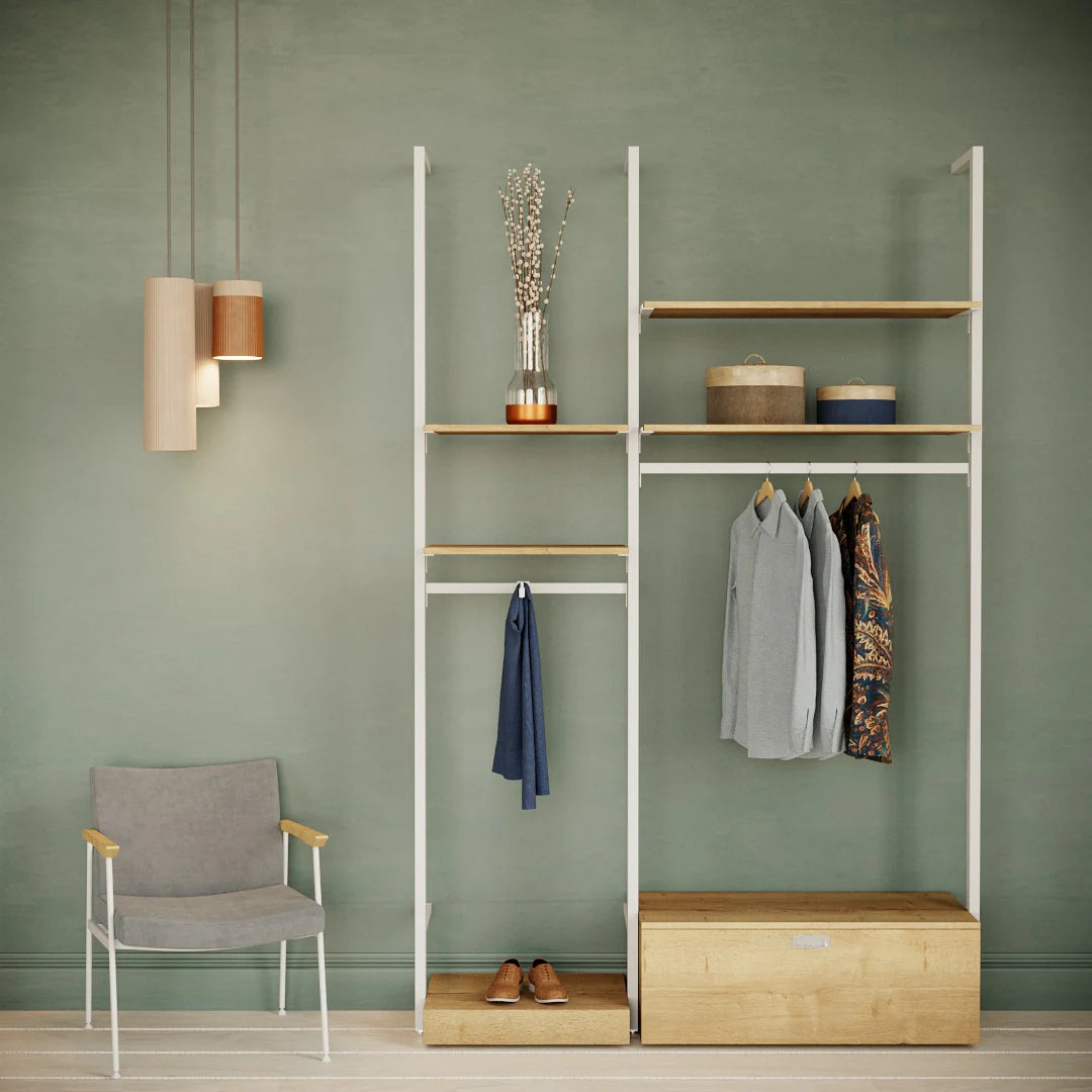 Rack -  9ft Clothing Display Rack — Minimalist Wall-Mounted Retail Fixture TYPE 2