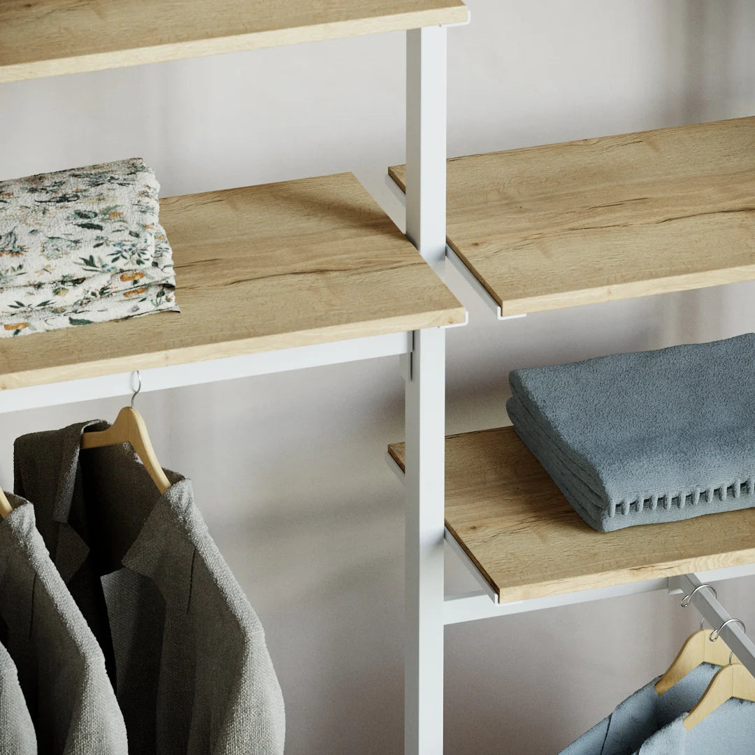 Rack -  9ft Clothing Display Rack — Minimalist Wall-Mounted Retail Fixture TYPE 2