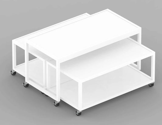 Nesting Table - Industrial Nesting Display Tables — Set of 3