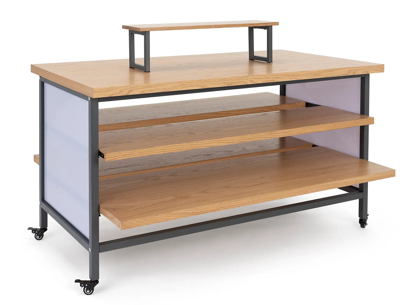 Nesting Table - 3-Tier Nesting Display Table — Modern Retail Merchandising Fixture