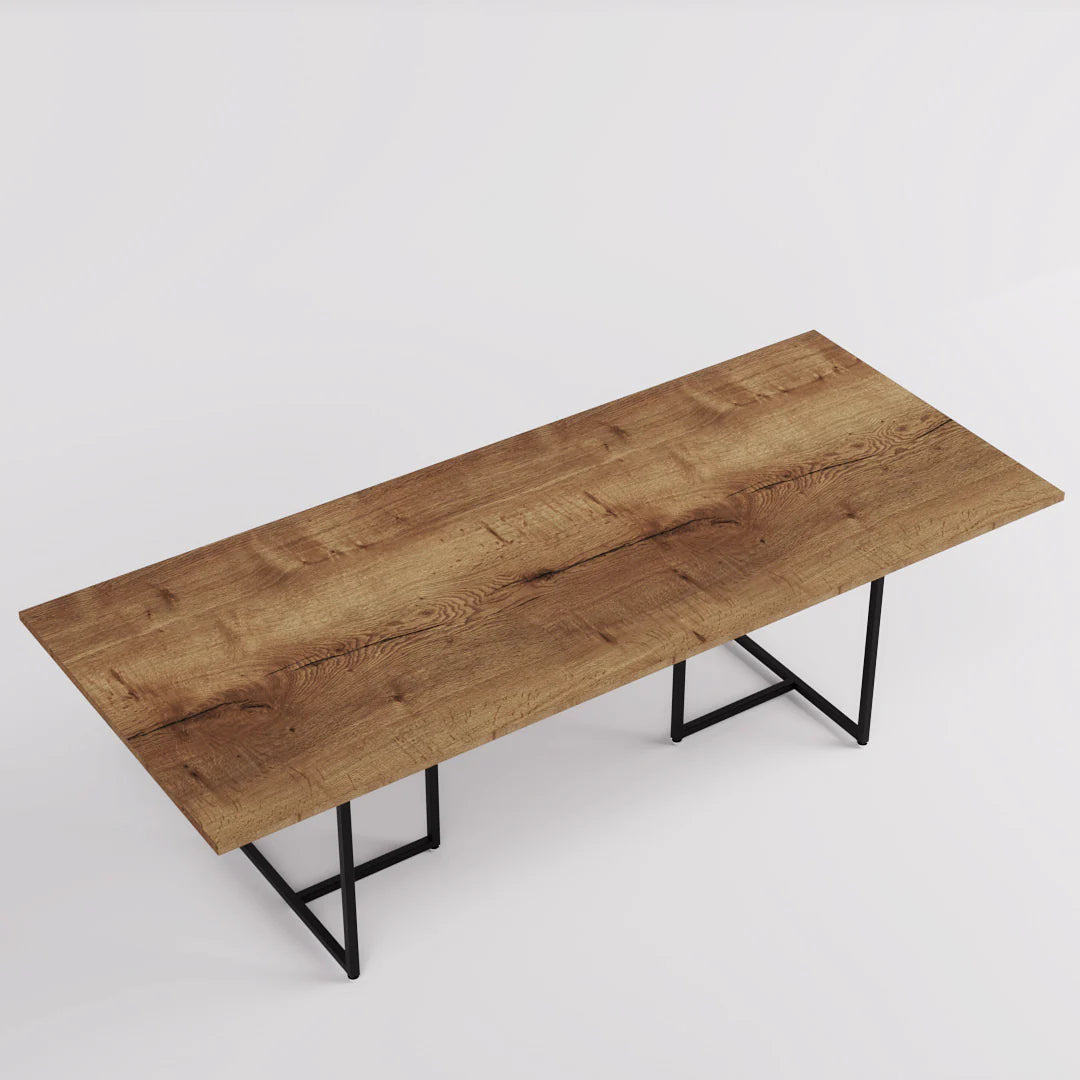 Nesting Table - Display Table — Modern Oak & Metal Retail Fixture