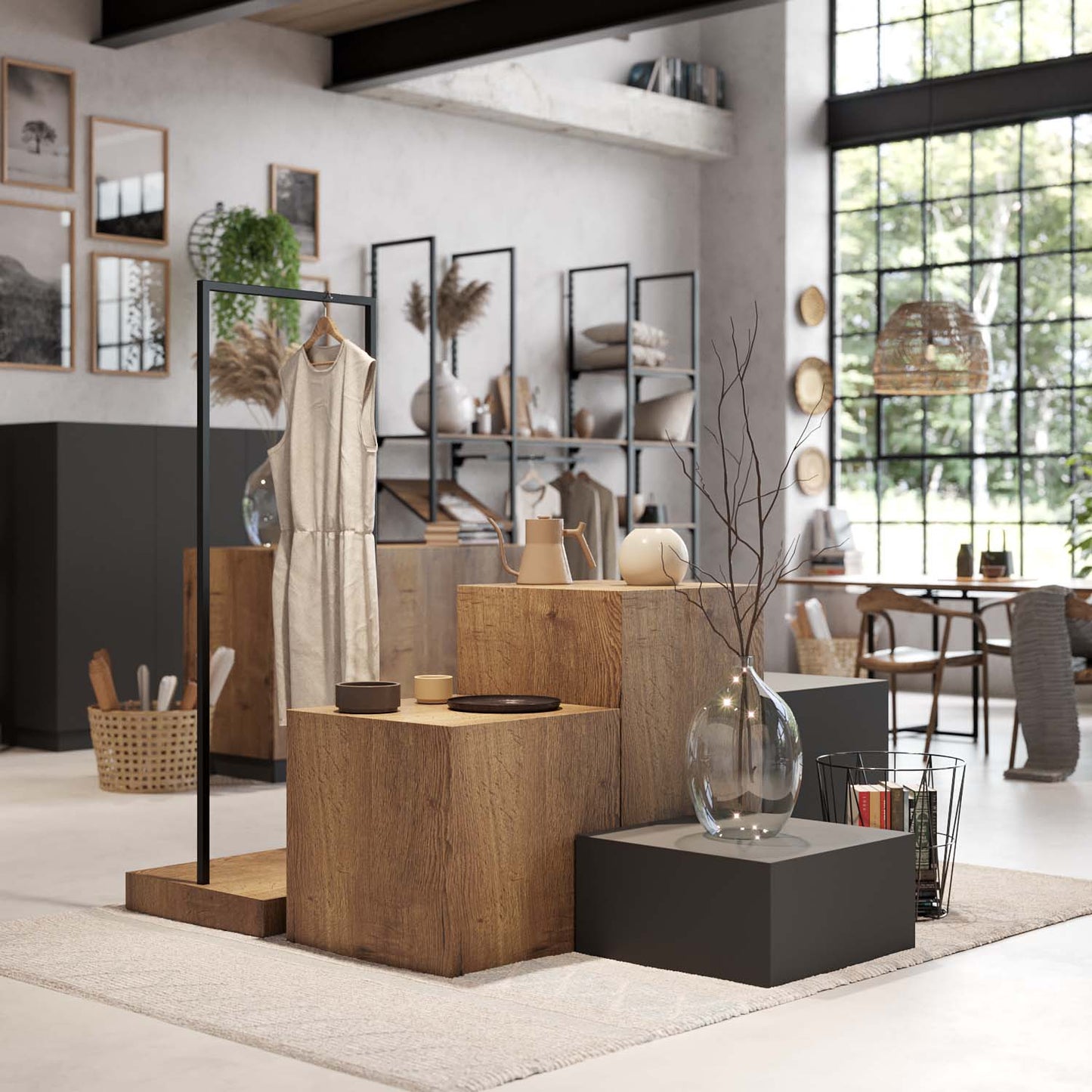 Pedestal Display Stand —  Retail Display TYPE 2