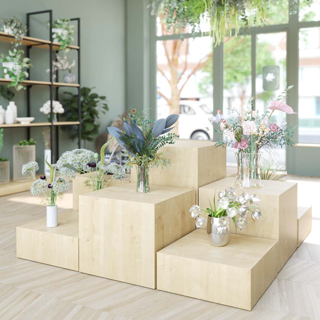 Pedestal Display Stand —  Retail Display TYPE 2