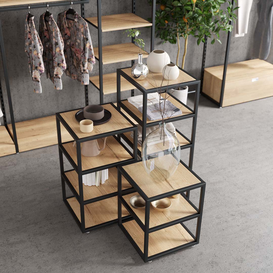 Pedestal Display Stand —  Retail Display TYPE 4