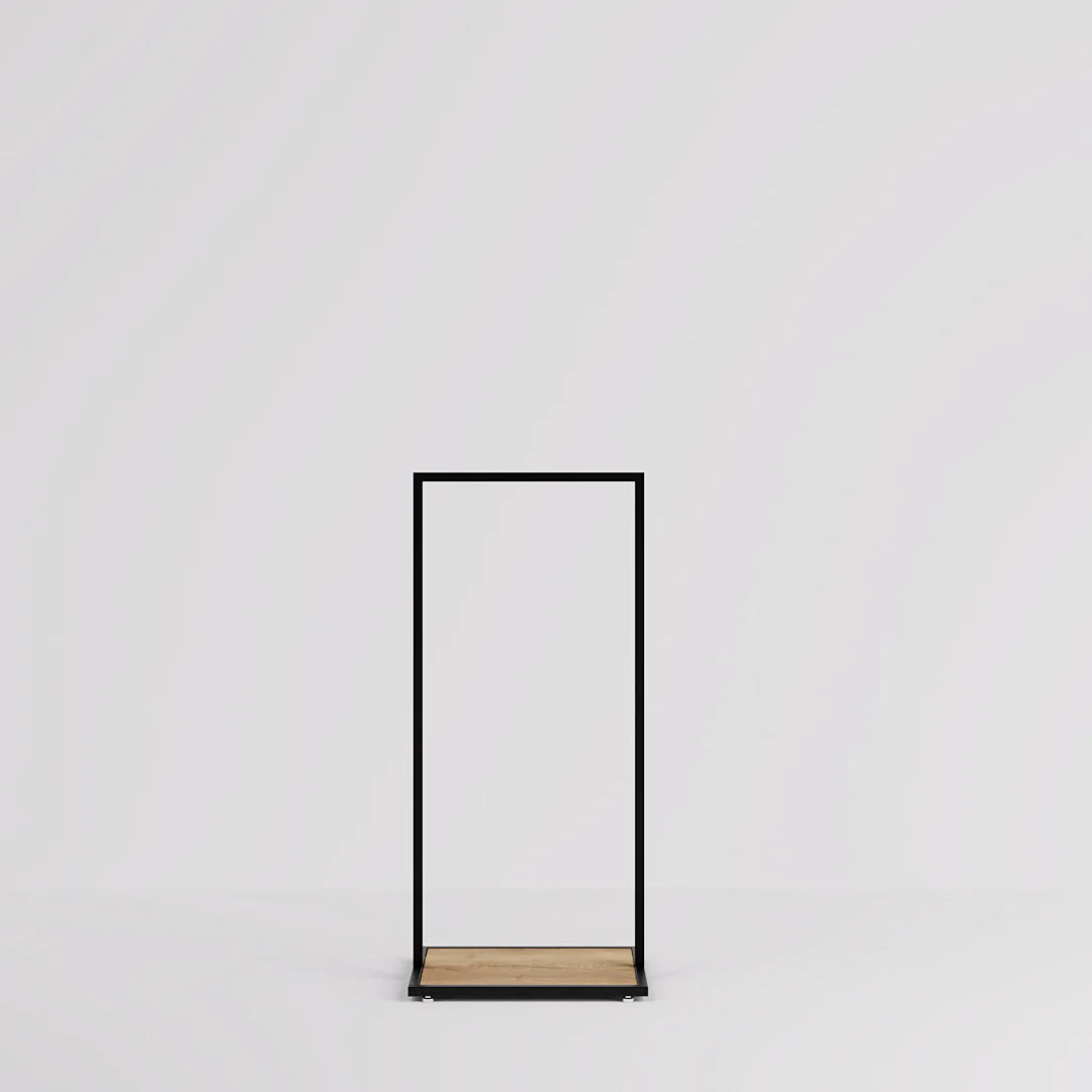 Luxe Freestanding Garment Rack 5ft — Modern Minimalist Clothing Display
