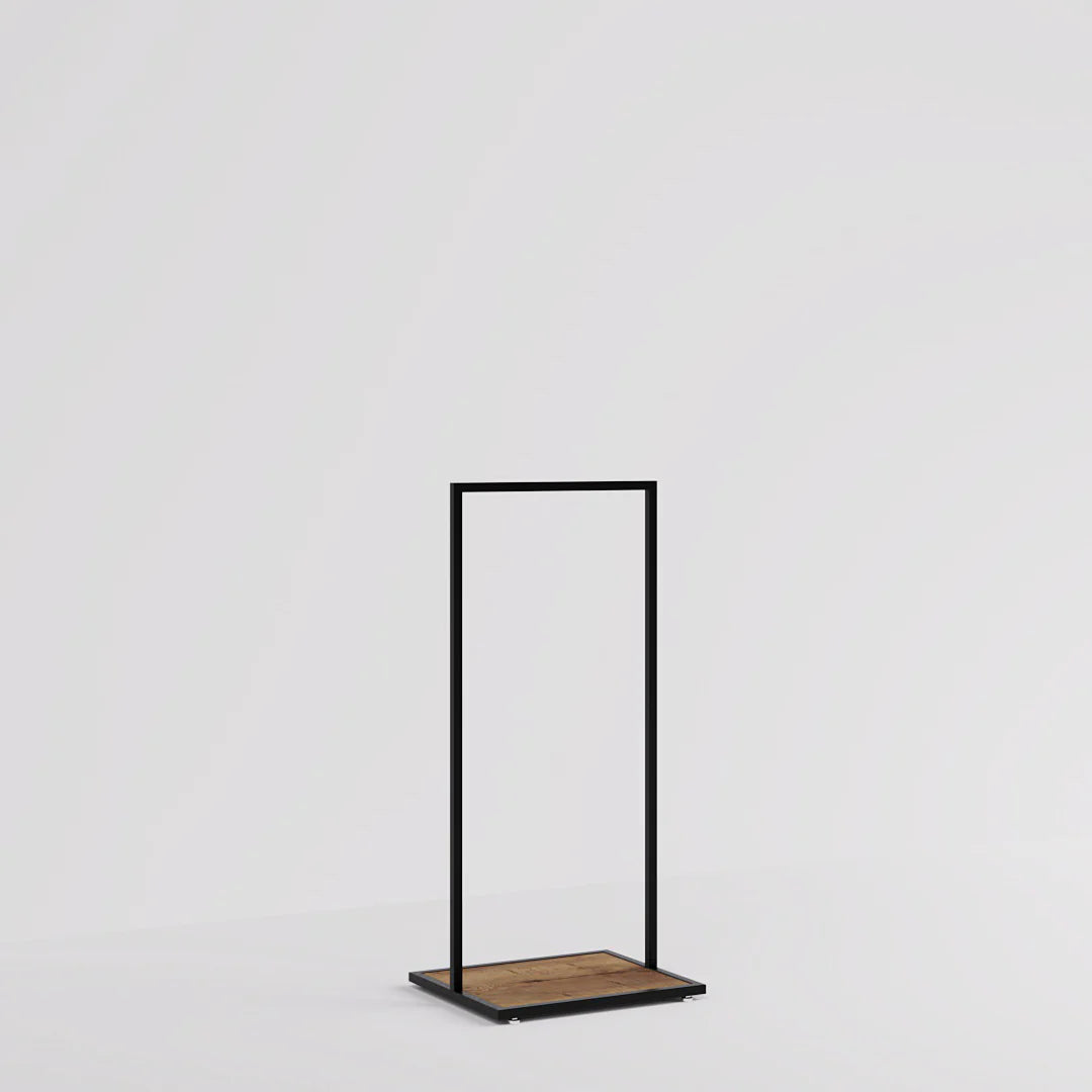 Luxe Freestanding Garment Rack 5ft — Modern Minimalist Clothing Display
